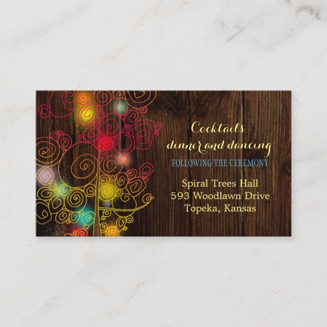 Treppenhochzeit Begleitkarte (Vorderseite)