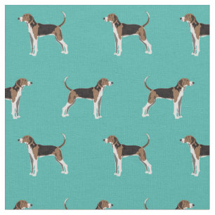 Treppenhund Walker Coonhound Hund Türkis Stoff