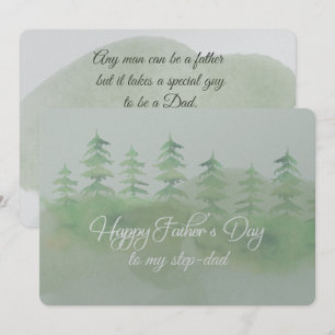 Treppenkarte des Vaters zum Tag des Glücks Karte