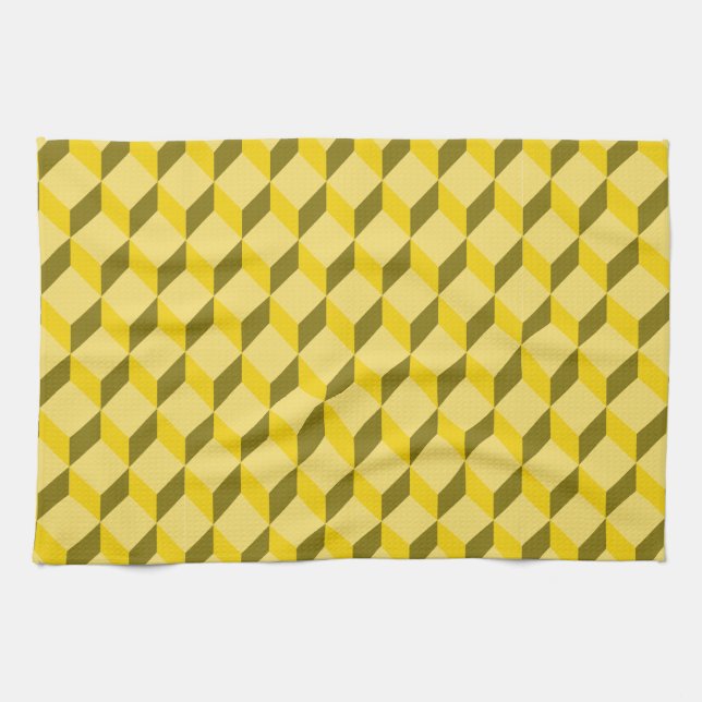 Treppenmuster Handtuch (Horizontal)