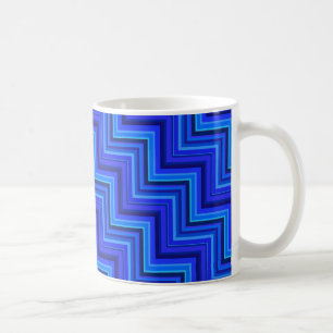 Treppenmuster Kaffeetasse