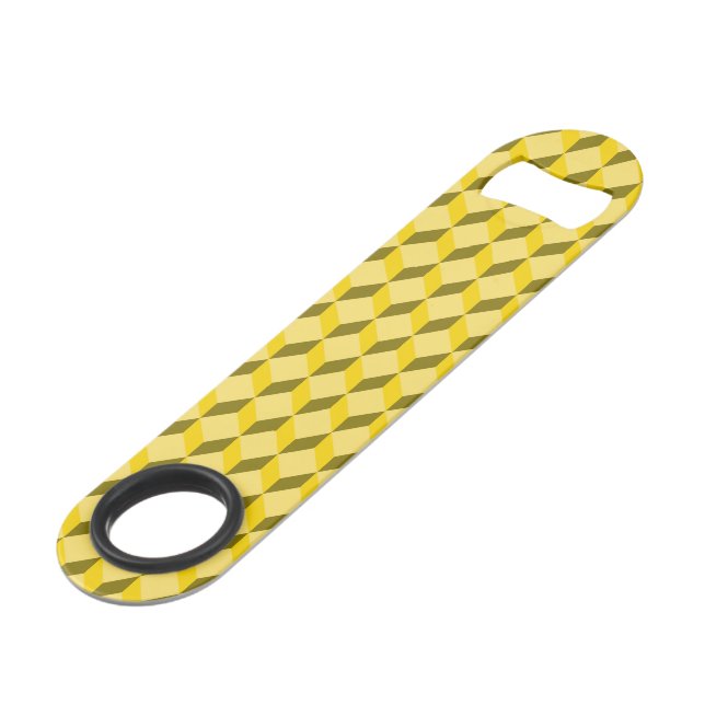 Treppenmuster Speedflaschenöffner (Rückseite Schrägansicht)