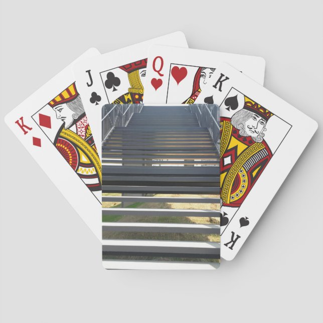 Treppenspielkarten Spielkarten (Rückseite)