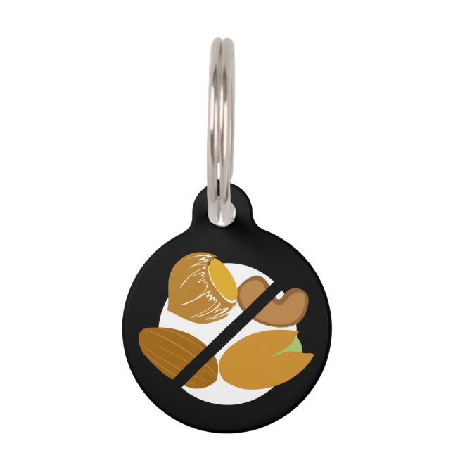 Treppenstücke Allergy Kids Notfallinfo Tiernamensmarke (Vorderseite)