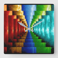 Treppenstufen Multicolor Abstraktes Kunstmuseum