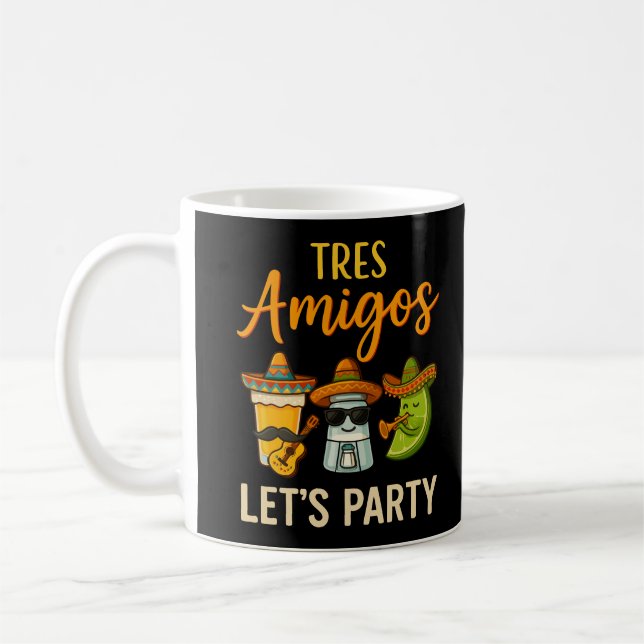 Tres Amigos Tequila Limones Malcantone Kaffeetasse (Links)