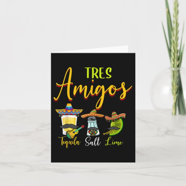 Tres Amigos Tequila Limones Malcantone Karte (Vorderseite)
