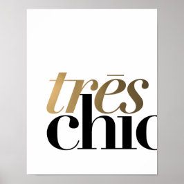 TRES CHIC 11x14'' | TYPOGRAFISCHER POSTER