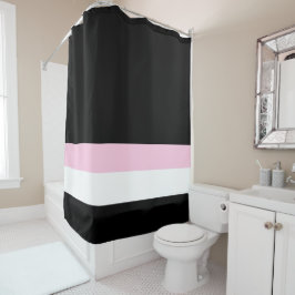 Très Chic Black Duschvorhang