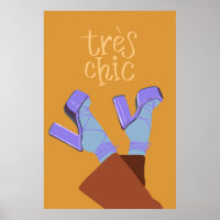 Très Chic Vintage Mode Principe Französische Kunst