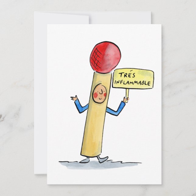 Très entzündlich einladung (Vorderseite)