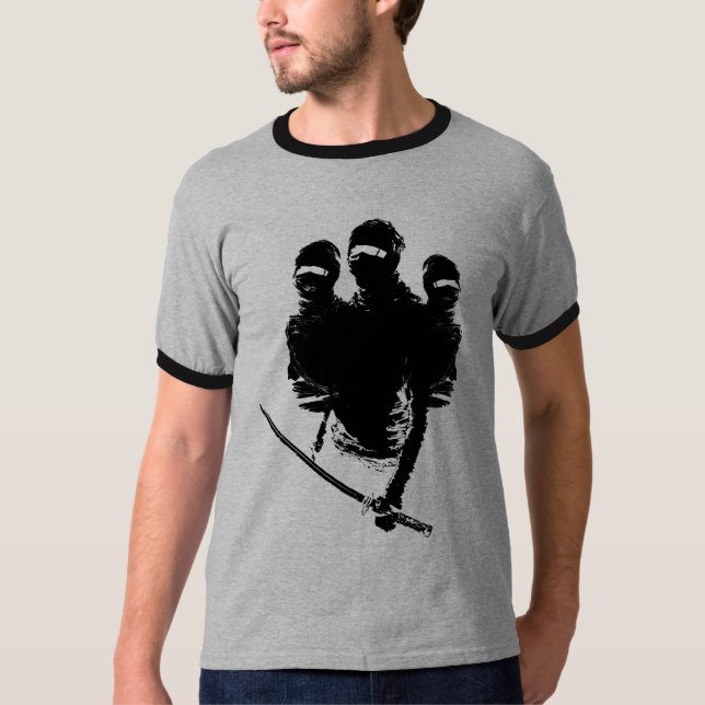 tres ninjas T-Shirt (Vorderseite)
