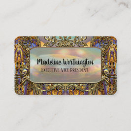 Très orné Elegantes französisches Barock Beruflich Visitenkarte