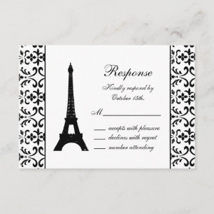 Tres Paris UAWG (weiß) RSVP Karte