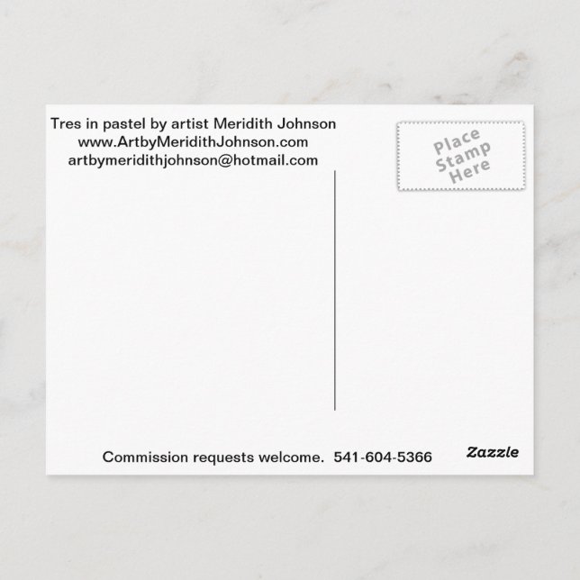 Tres Postkarte (Rückseite)