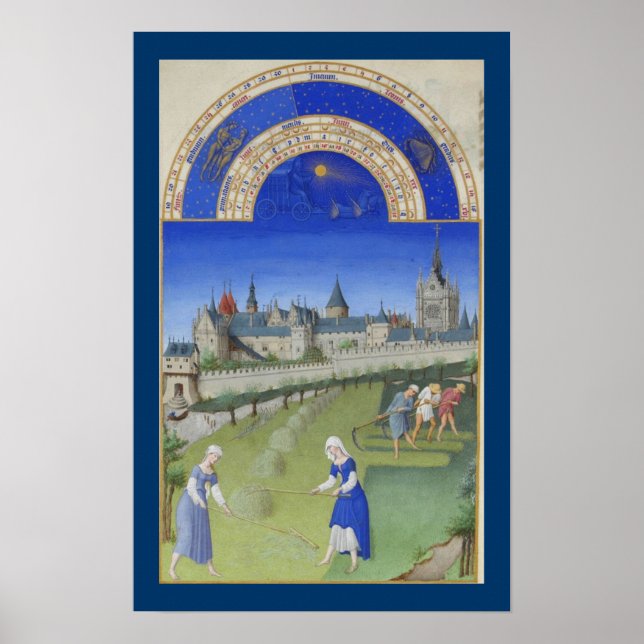 Très Riches Heures - Juni Poster (Vorne)