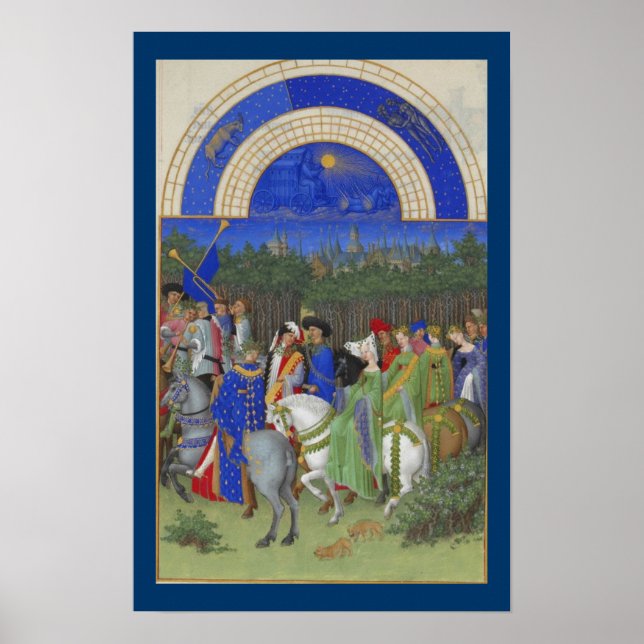 Très Riches Heures - Mai Poster (Vorne)