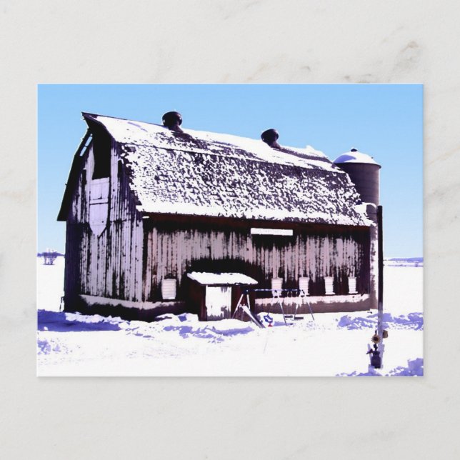 Trescher Barn - Postkarte. Postkarte (Vorderseite)