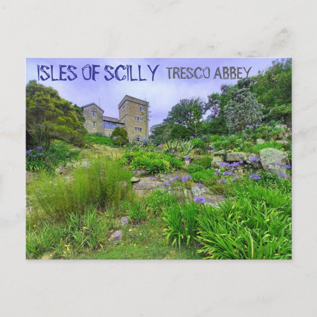 Tresco Abbey - Isles Of Scilly Postkarte (Vorderseite)