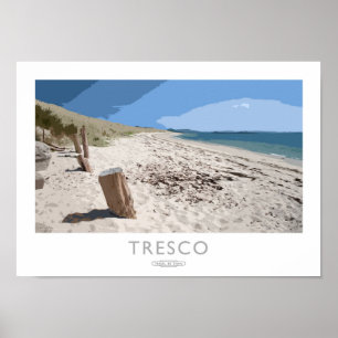 Tresco Eisenbahn-Plakat Poster