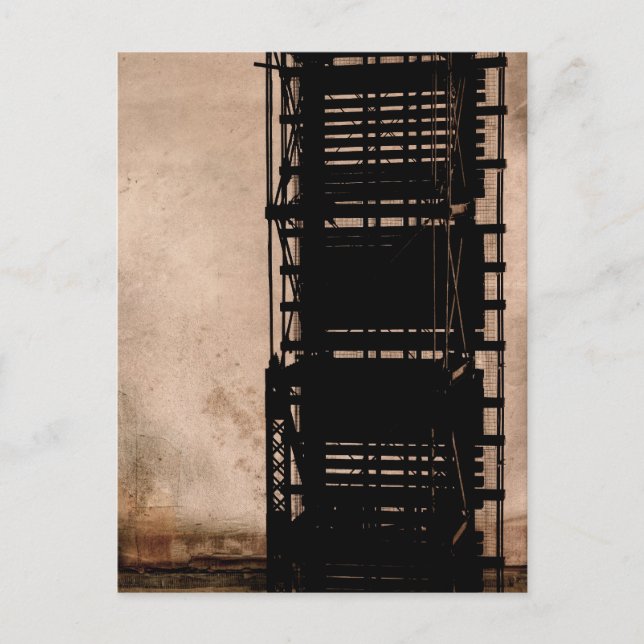 Trestbrücke "over" postkarte (Vorderseite)