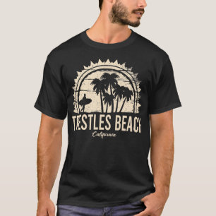 Trestles Beach California Retro Surfen Vintage Son T-Shirt