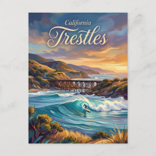 Trestles Kalifornien Postkarte