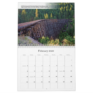 Trestles of Camas Prairie Eisenbahnkalender Kalender