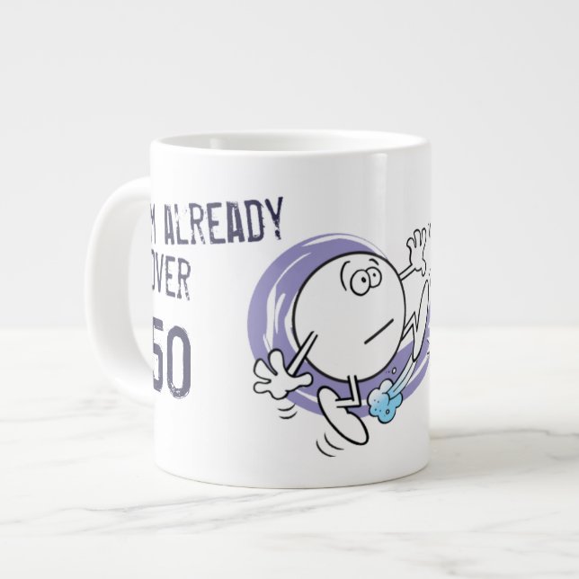 Treten des Eimers Jumbo-Tasse (Vorderseite Links)