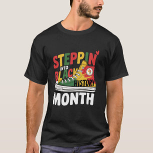 Treten in Black History Month Pride Sneaker A T-Shirt