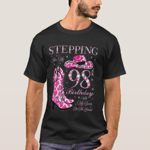 Treten in meinen 98. Geburtstag mit meinen Stiefel T-Shirt