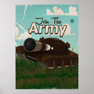 Treten Sie dem Army Vintage Poster bei