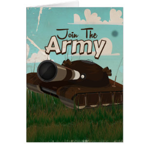 Treten Sie dem Army Vintage Poster bei