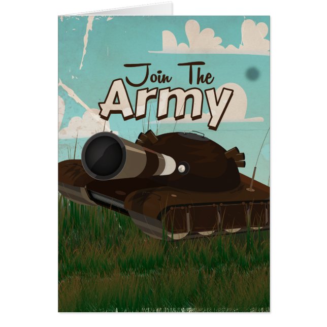 Treten Sie dem Army Vintage Poster bei (Vorne)