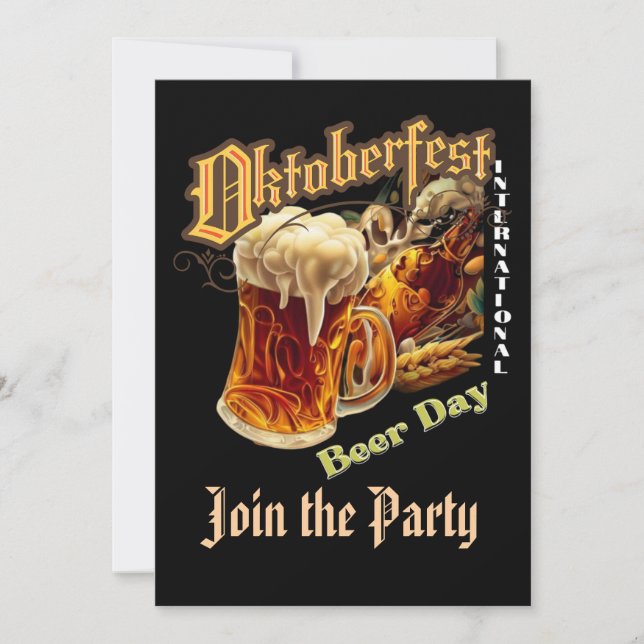 Treten Sie der Oktoberfest-Party bei (Vorderseite)