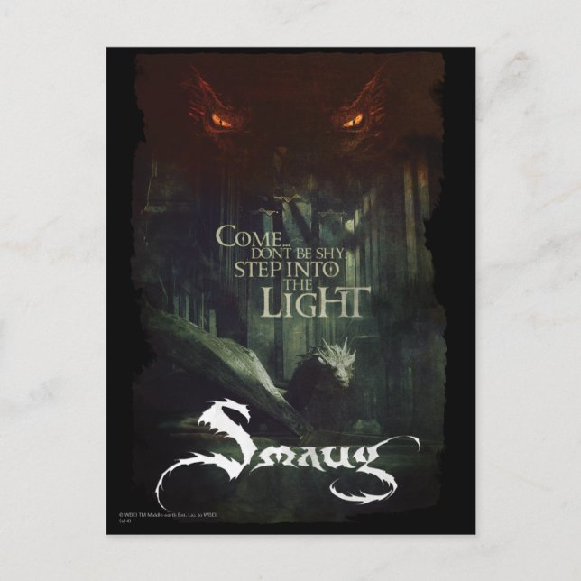 Treten Sie ein in das Licht Postkarte (Vorderseite)