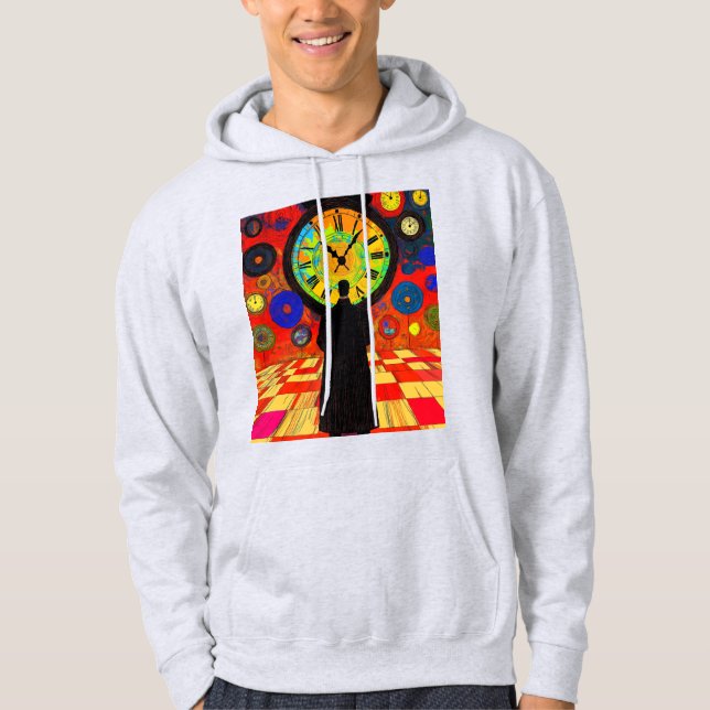 Treten Sie ein in die Welt der unendlichen Zeitsch Hoodie (Vorderseite)