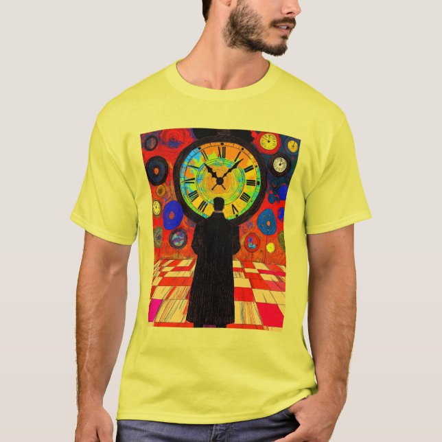 Treten Sie ein in die Welt der unendlichen Zeitsch T-Shirt (Vorderseite)