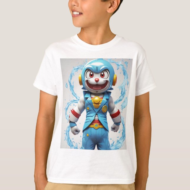 Treten Sie ein in die Welt von Doraemon, wo die Ge T-Shirt (Vorderseite)