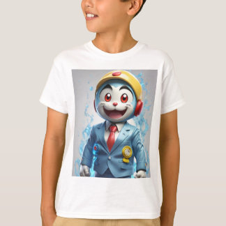 Treten Sie ein in die Welt von Doraemon, wo die Ge T-Shirt