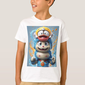 Treten Sie ein in die Welt von Doraemon, wo die Ge T-Shirt