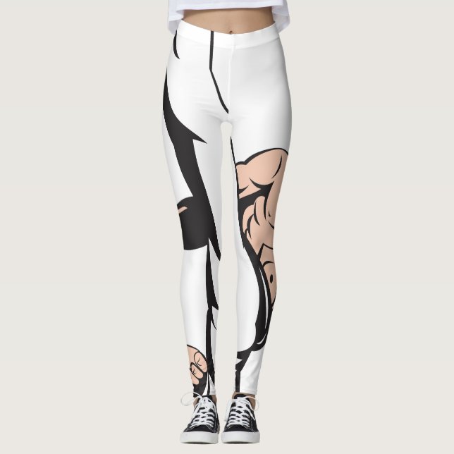Treten Sie es Mädchen Leggings (Vorderseite)