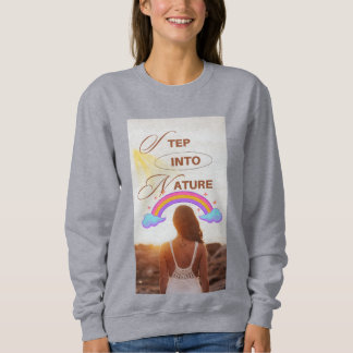 Treten Sie in Naturdesigns ein Sweatshirt