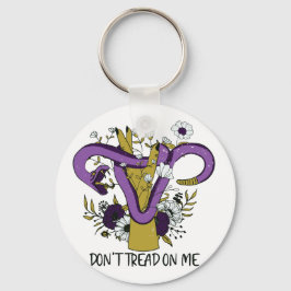 Treten Sie mir nicht als Feministin auf Schlüsselanhänger