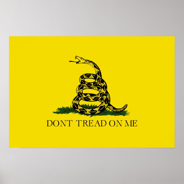 Treten Sie mir nicht die amerikanische Flagge Gads Poster (Vorne)