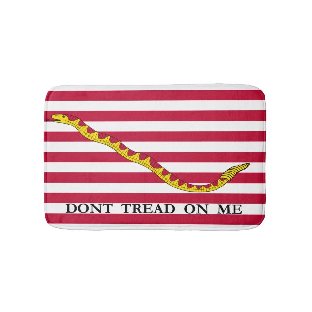 Treten Sie mir nicht in den Jack der US-Marine ein Badematte (Vorderseite)