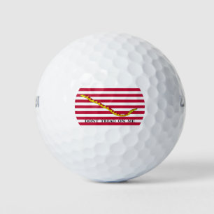 Treten Sie mir nicht in den Jack der US-Marine ein Golfball