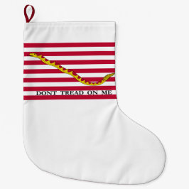 Treten Sie mir nicht in den Jack der US-Marine ein Großer Weihnachtsstrumpf