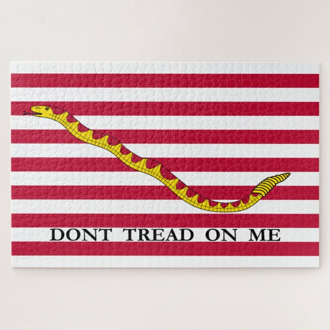 Treten Sie mir nicht in den Jack der US-Marine ein Puzzle (Horizontal)