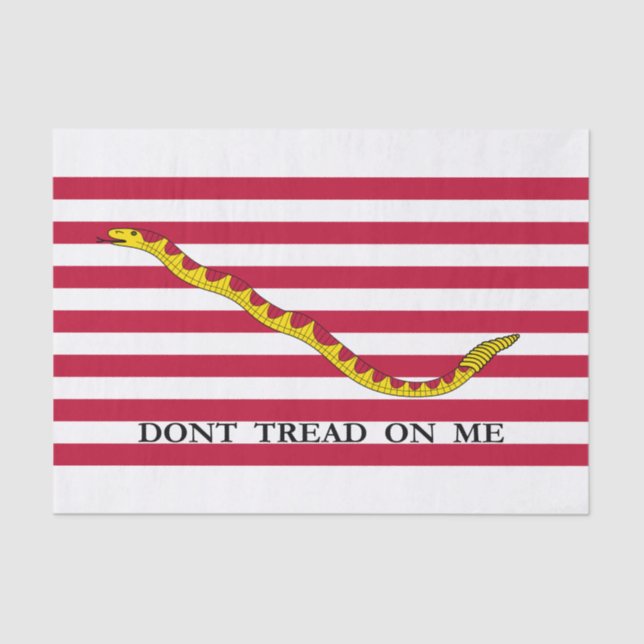 Treten Sie mir nicht in den Jack der US-Marine ein Seidenpapier (Vorderseite)